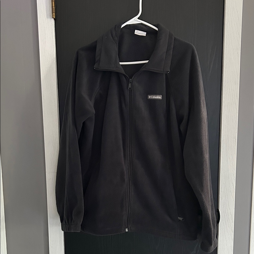 Columbia Charcoal Full-Zip Fleece Jacket